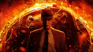 Oppenheimer film by Christopher Nolan starring Cillian Murphy