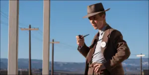 Oppenheimer film by Christopher Nolan starring Cillian Murphy