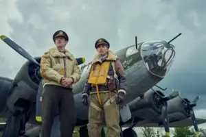 Austin Butler and Callum Turner in Masters of the Air