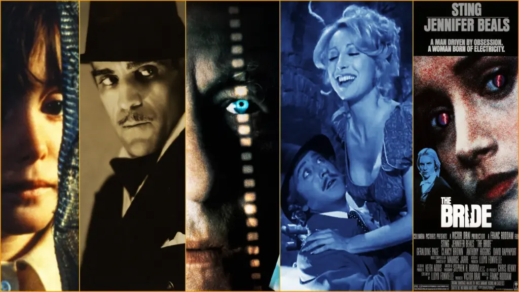 Frankenstein movies: Spirit of the Beehive, Gods and Monsters, Young Frankenstein, Spirit of the Beehive