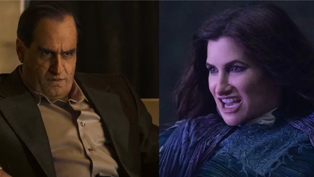 Penguin (Colin Ferrell) and Agatha (Katheryn Hahn) fight to reclaim their power.