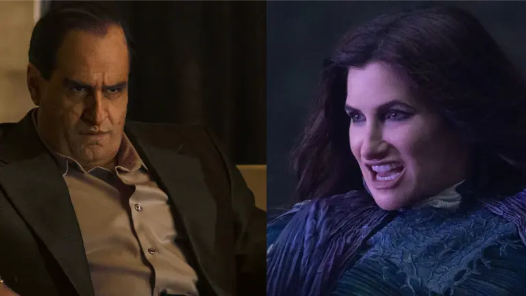 Penguin (Colin Ferrell) and Agatha (Katheryn Hahn) fight to reclaim their power.