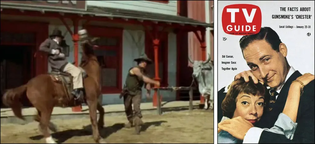 Blazing Saddles movie facts horse punch sid caesar tv guide