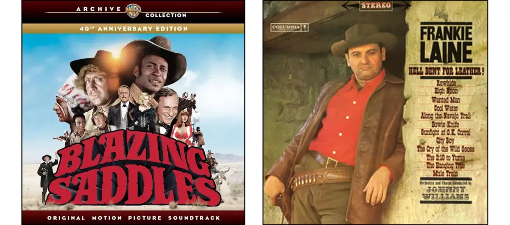 Blazing Saddles movie soundtrack Frankie Laine song