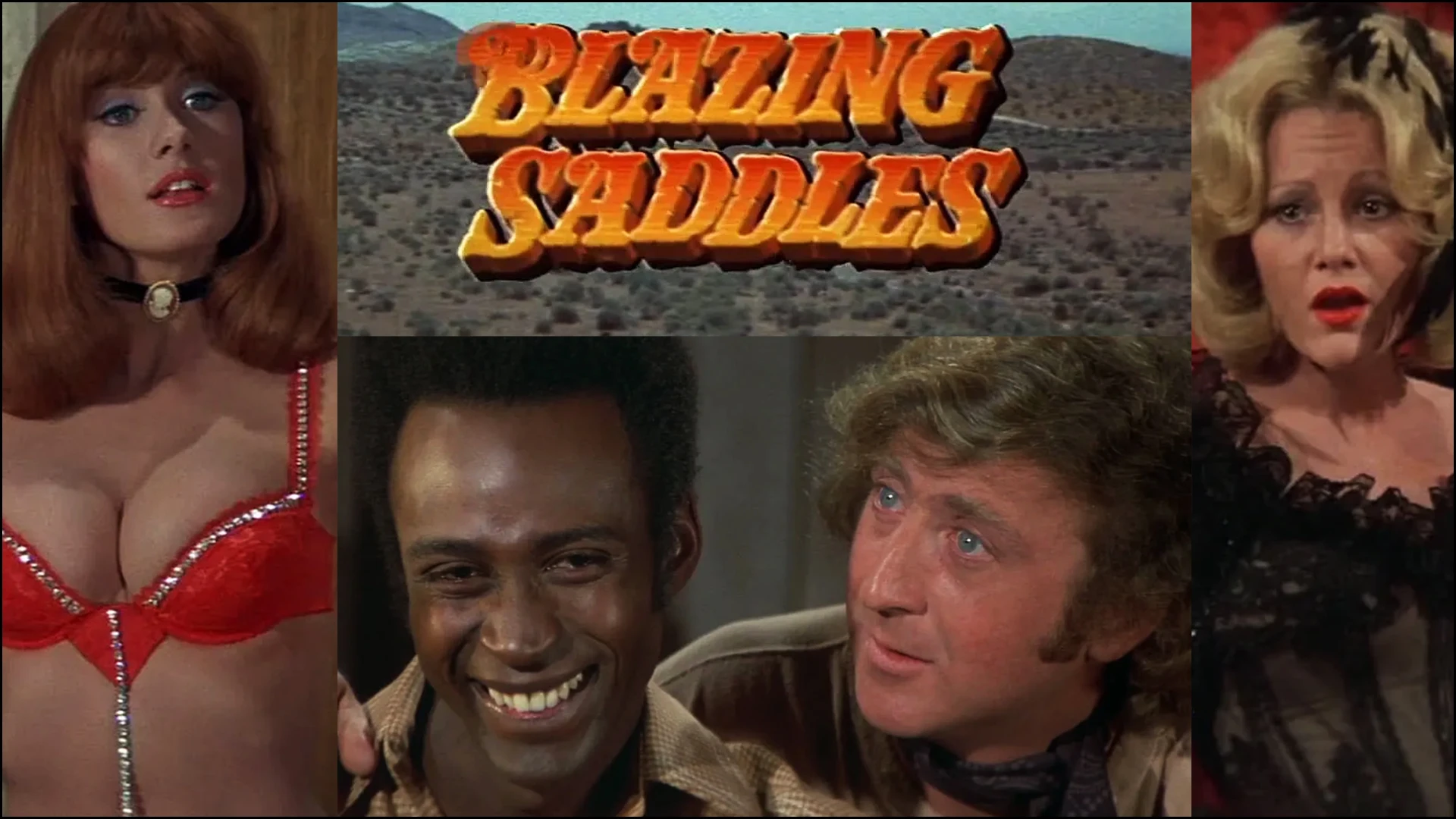 Blazing Saddles Never mind that shit comes Mongo sunset retro style shirt, image size:1920x1080