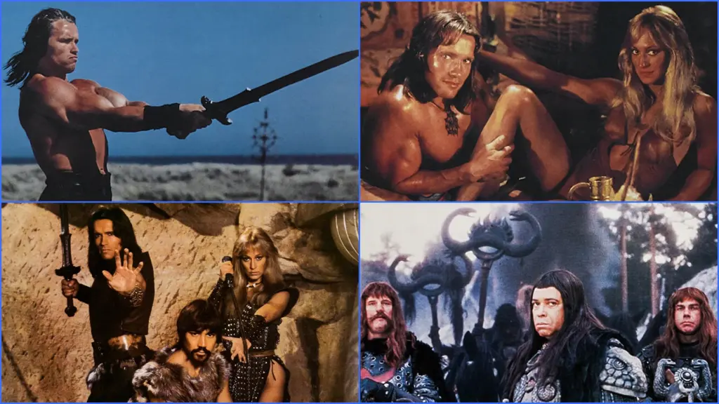 Conan the Barbarian starring Arnold Schwarzenegger