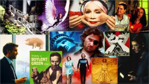 Brazil, Escape From New York, Soylent Green, Logan's Run, 1984, Idiocracy, Children of Men