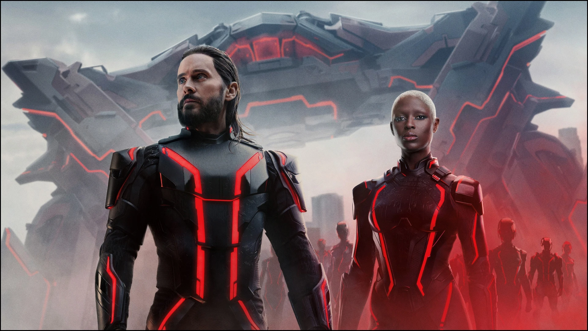 Tron: Ares starring Jared Leto, Greta Lee, Jodie Turner-Smith, and Jeff Bridges